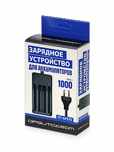 Зарядное устройство для аккумуляторов 18650 на 3 слота Орбита OT-APZ10